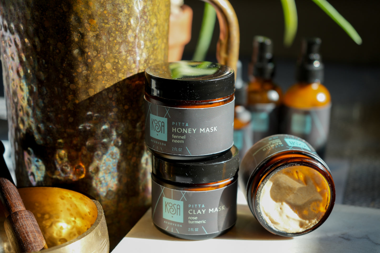 Detoxifying Turmeric Rose Clay Mask