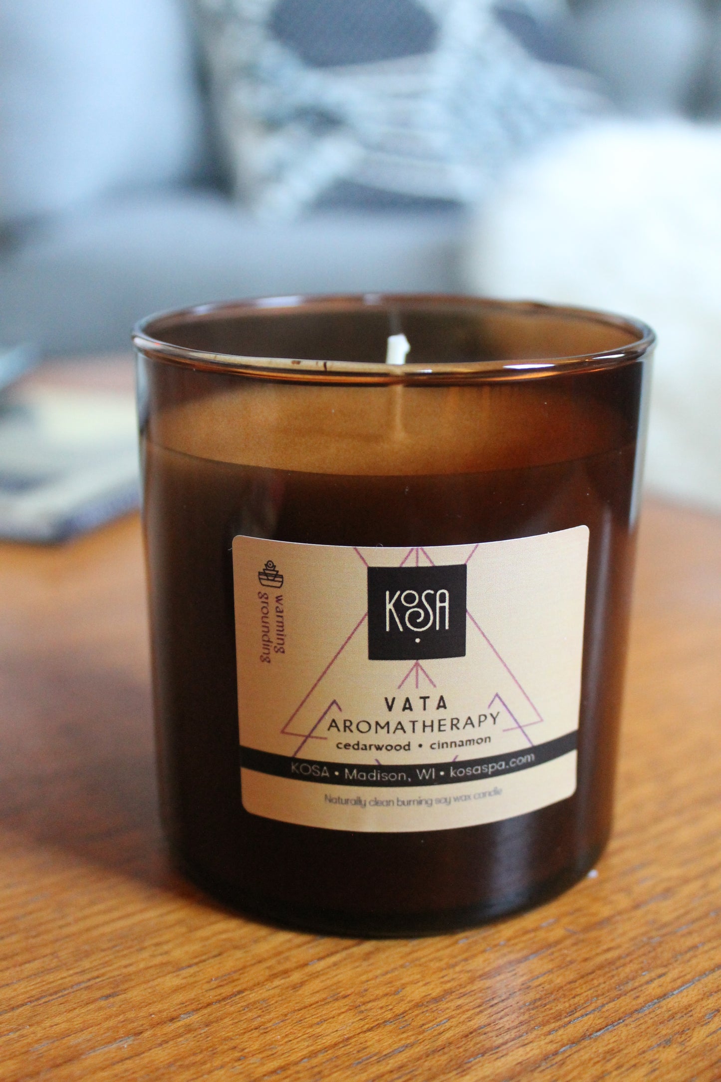 Vata Cinnamon Cedarwood Aromatherapy Candle