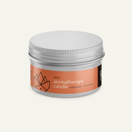 Vata Cinnamon Cedarwood Aromatherapy Candle